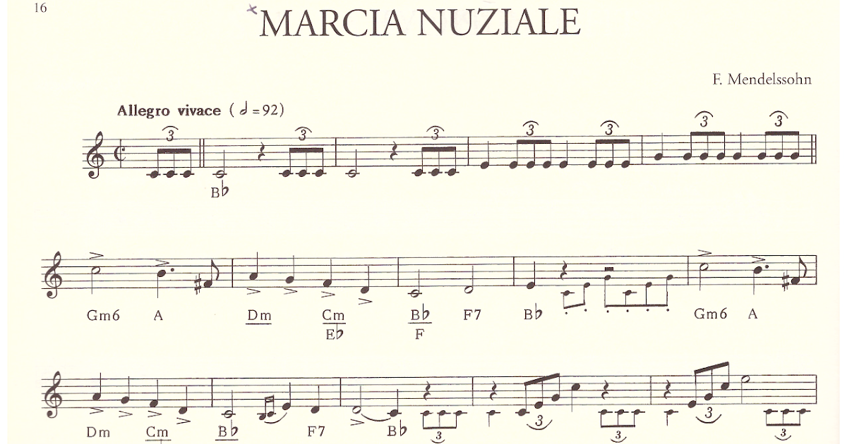 marcia nuziale da